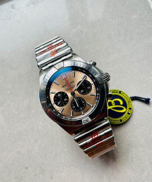 Chronomat SS Copper dial Two Tone Bracelet Watch GF Factory 7750 movement - Image 5