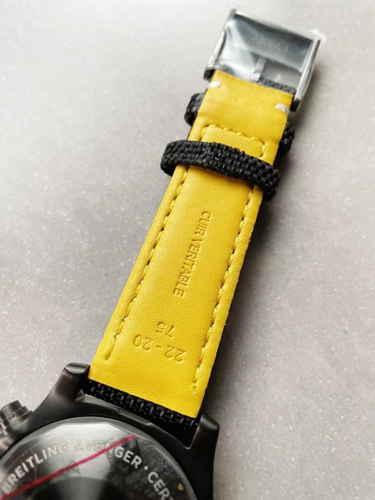 Avenger Bandit DLC GF 1:1 Best Edition Black Dial on Black Nylon Strap A7750 - Image 11
