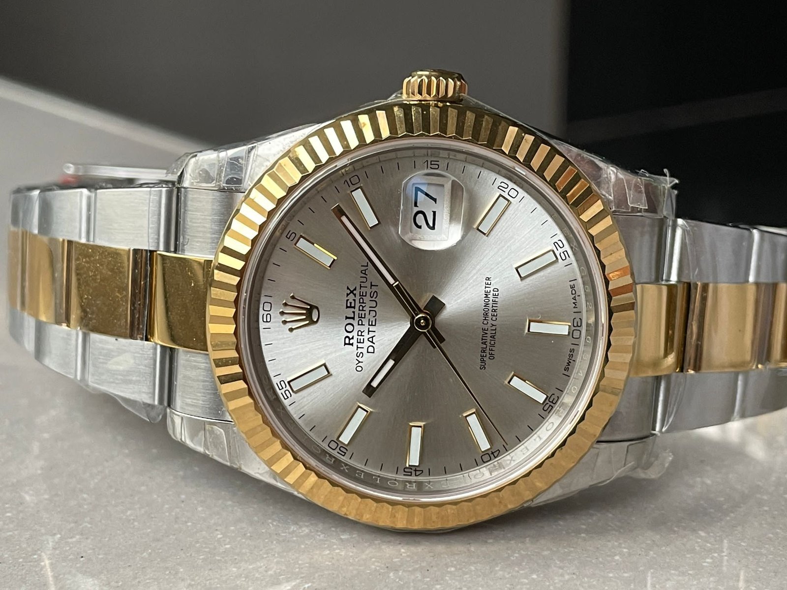 DateJust 41 126333 904L SS/YG VSF Best Edition Silver Dial on Oyster Bracelet VS3235 - Image 5