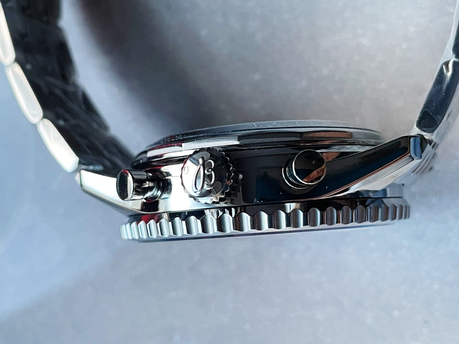 Navitimer 01 1:1 SS Salmon Dial on Steel Strap A7750 BLS Factory - Image 8