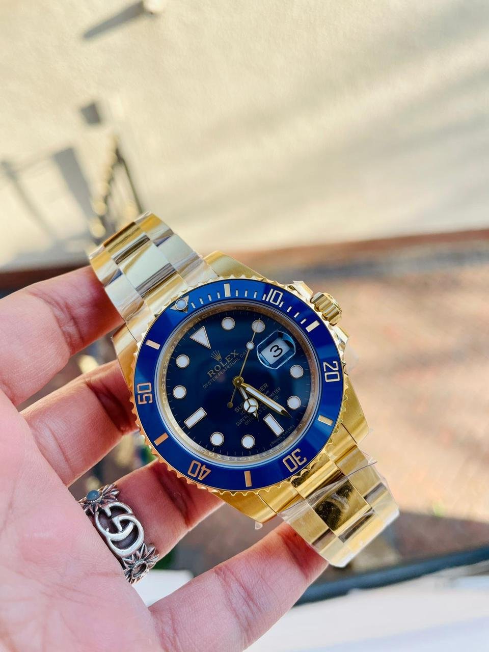 Submariner 116618 LB Blue Ceramic YG Plated 904L Steel VSF 1:1 Best Edition VS3135
