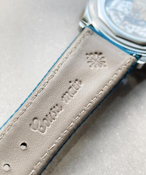 Calatrava 6007A-001 SS ZF 1:1 Best Edition Blue Dial on Blue Leather Strap A324CS - Image 15