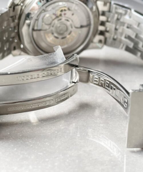Navitimer 01 1:1 SS White Dial on Steel Strap A7750 GF Factory - Image 13