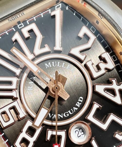 Vanguard V45 Titanium ZF 1:1 Best Edition Gray Dial on Broiwn Rubber Strap MIYOTA 9015 - Image 4