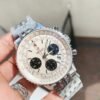 Navitimer 01 1:1 SS White Dial on Steel Strap A7750 GF Factory