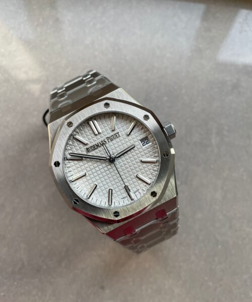 ROYAL OAK 41MM 15510 "50TH ANNIVERSARY" SS ZF 1:1 BEST EDITION WHITE TEXTURED DIAL ON SS BRACELET A4302 - Image 17