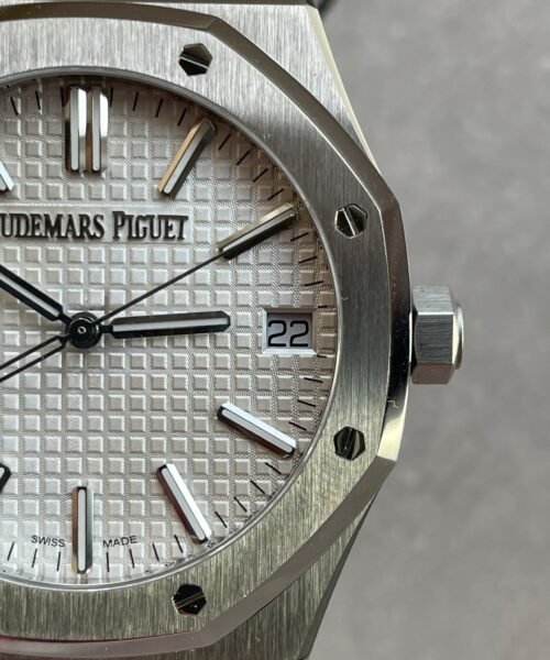 ROYAL OAK 41MM 15510 "50TH ANNIVERSARY" SS ZF 1:1 BEST EDITION WHITE TEXTURED DIAL ON SS BRACELET A4302 - Image 15
