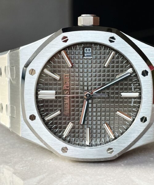 ROYAL OAK 41MM 15510 "50TH ANNIVERSARY" SS ZF 1:1 BEST EDITION GRAY TEXTURED DIAL ON SS BRACELET A4302 - Image 5