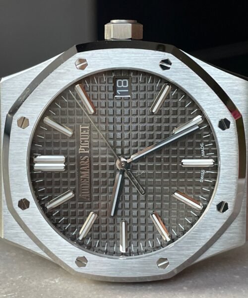 ROYAL OAK 41MM 15510 "50TH ANNIVERSARY" SS ZF 1:1 BEST EDITION GRAY TEXTURED DIAL ON SS BRACELET A4302 - Image 6