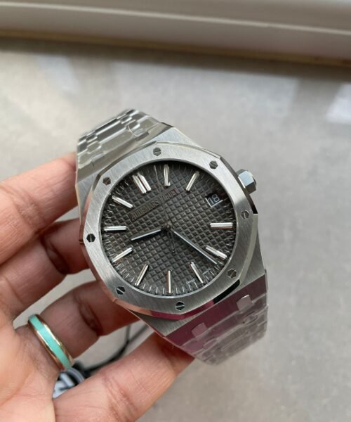 ROYAL OAK 41MM 15510 "50TH ANNIVERSARY" SS ZF 1:1 BEST EDITION GRAY TEXTURED DIAL ON SS BRACELET A4302 - Image 3
