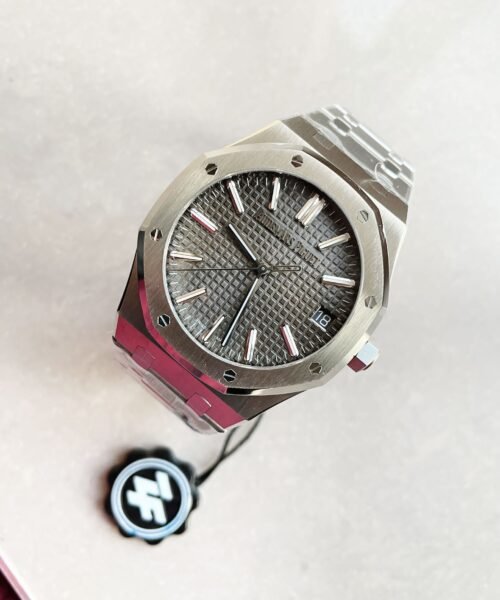 ROYAL OAK 41MM 15510 "50TH ANNIVERSARY" SS ZF 1:1 BEST EDITION GRAY TEXTURED DIAL ON SS BRACELET A4302 - Image 8