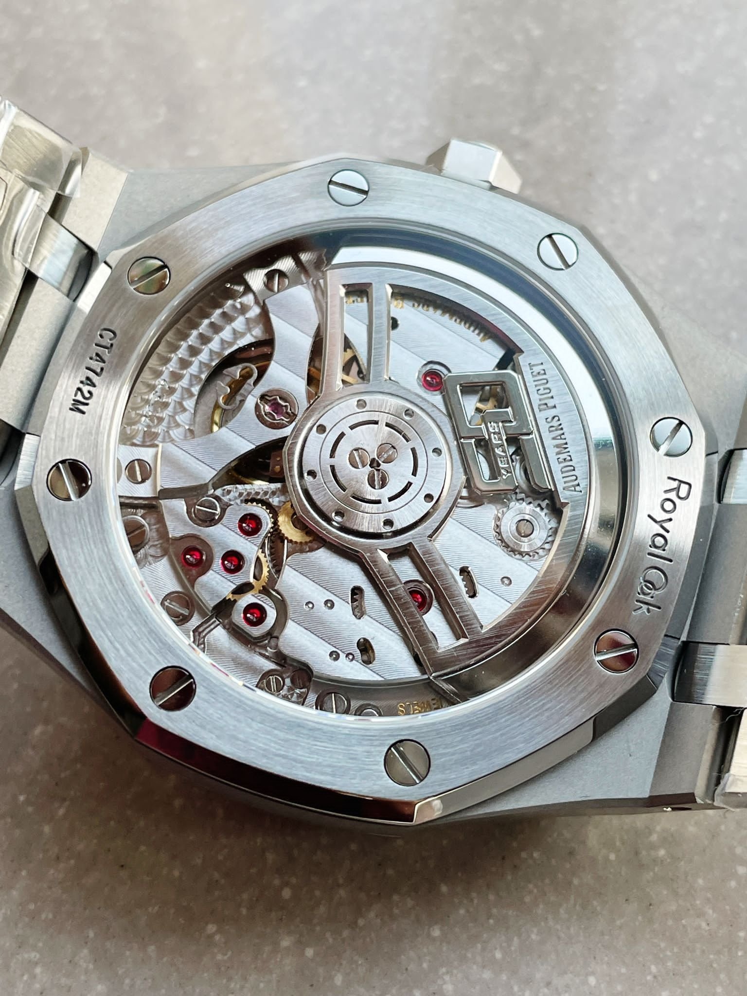 ROYAL OAK 41MM 15510 "50TH ANNIVERSARY" SS ZF 1:1 BEST EDITION GRAY TEXTURED DIAL ON SS BRACELET A4302 - Image 17