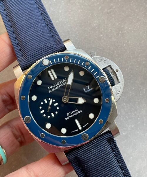 PAM1289 Y SBF 1:1 BEST EDITION BLUE DIAL ON BLUE NYLON STRAP P900 - Image 10