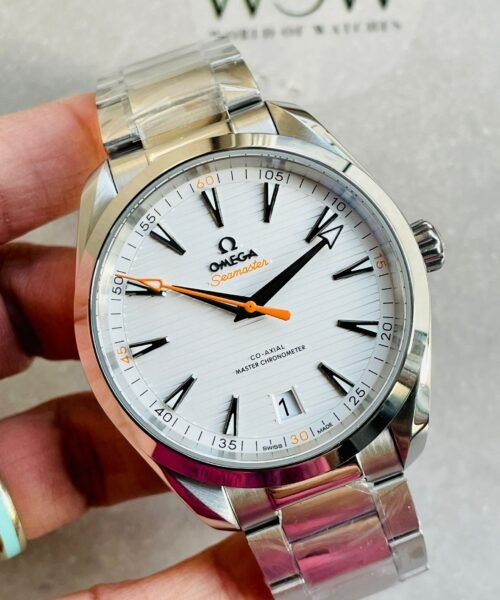 Aqua Terra 150M Master Chronometers VSF 1:1 Best Edition White Dial on SS Bracelet A8900 - Image 6