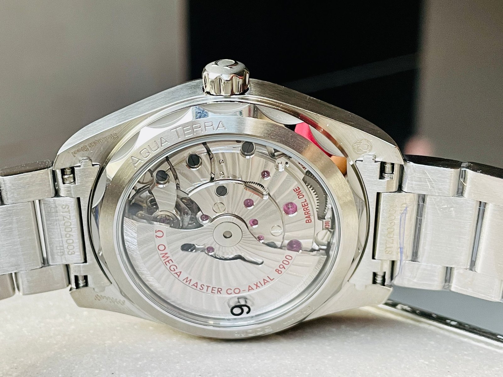Aqua Terra 150M Master Chronometers VSF 1:1 Best Edition White Dial on SS Bracelet A8900 - Image 12