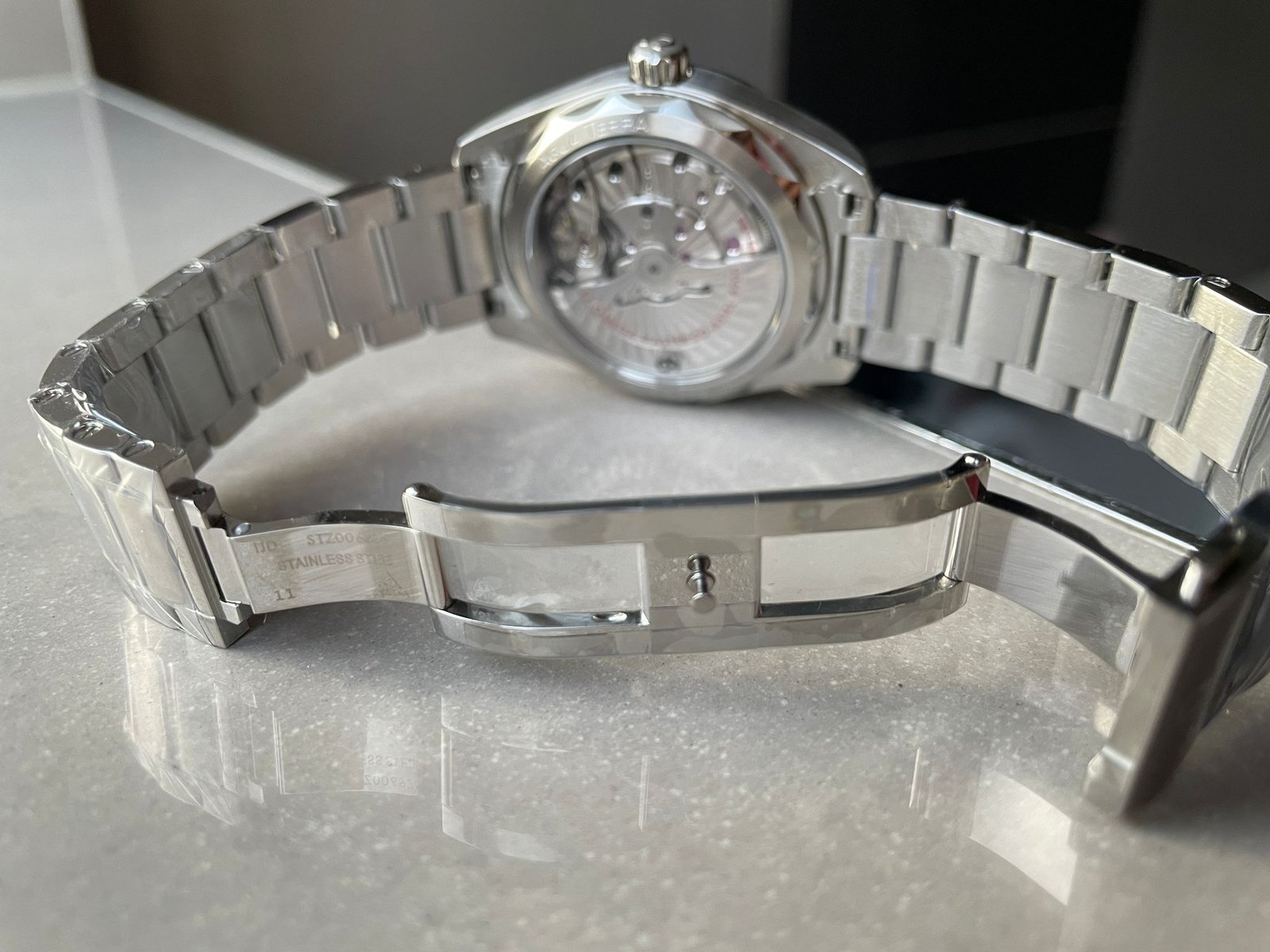 Aqua Terra 150M Master Chronometers VSF 1:1 Best Edition White Dial on SS Bracelet A8900 - Image 2
