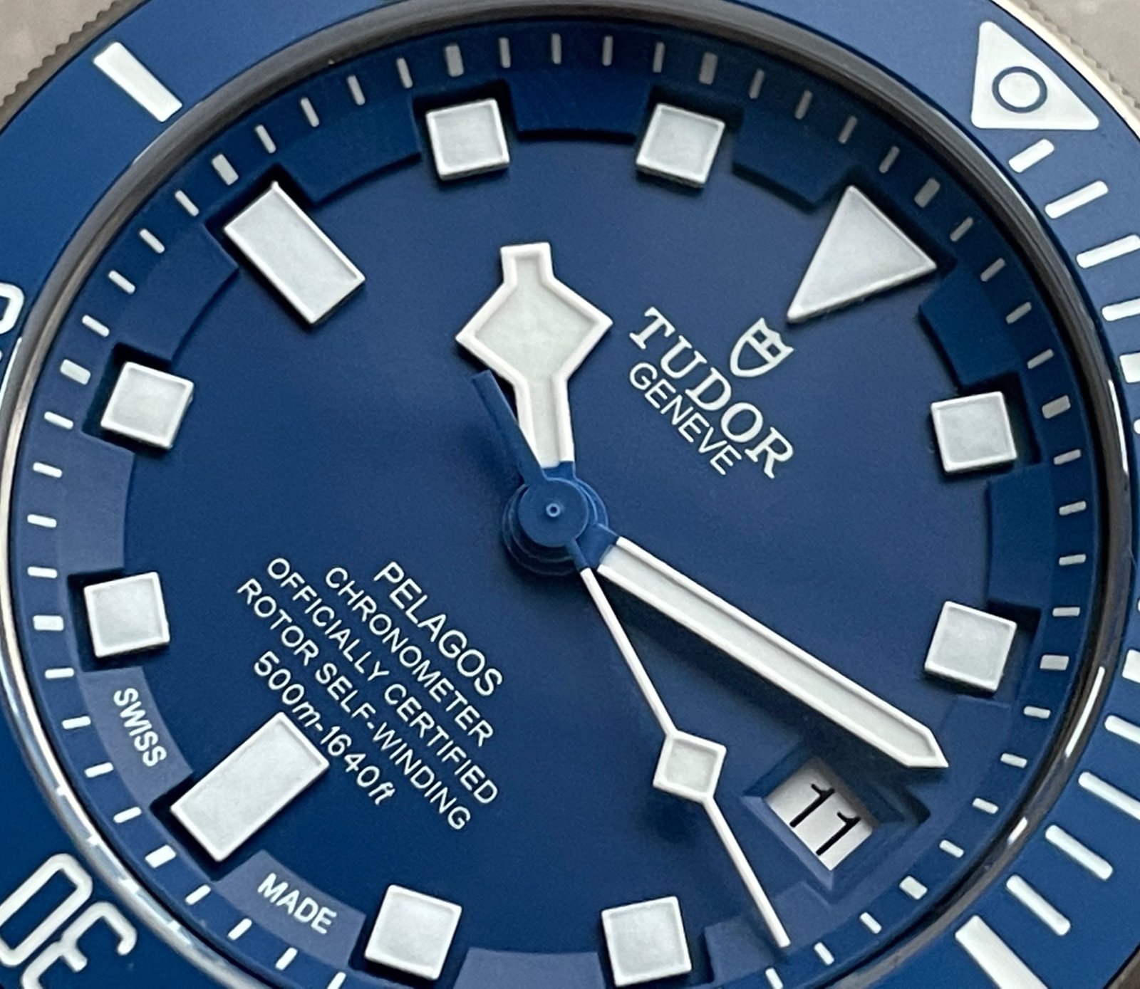 Pelagos TI/TI Blue dial blue bezel titanium strap ZF Asia 2824 - Image 9