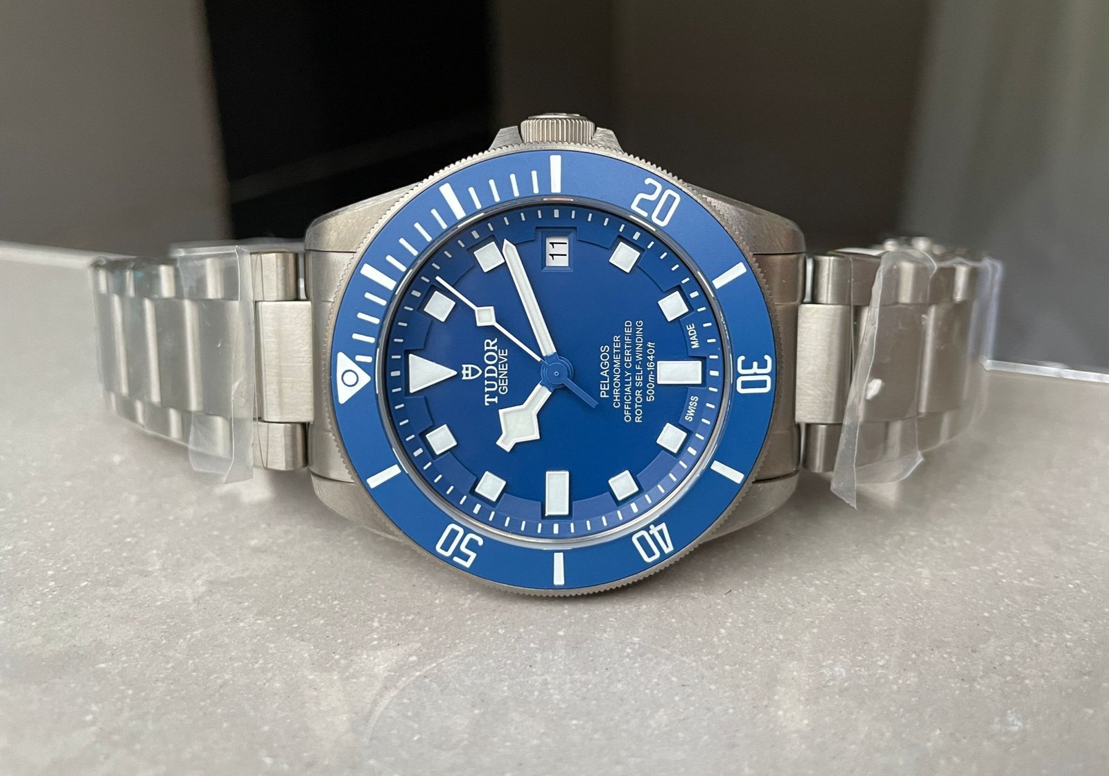 Pelagos TI/TI Blue dial blue bezel titanium strap ZF Asia 2824 - Image 8