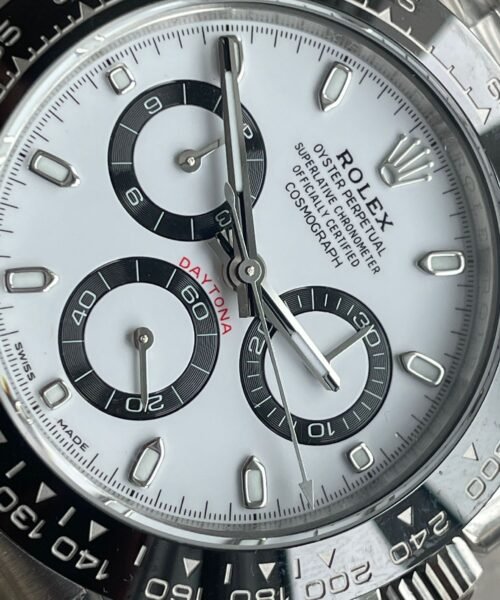 daytona 116500ln btf best edition PANDA white dial on 904l ss case and bracelet sa4130 - Image 9