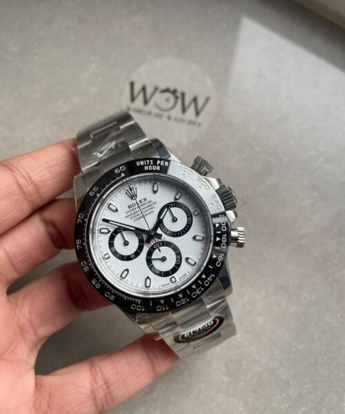 daytona 116500ln btf best edition PANDA white dial on 904l ss case and bracelet sa4130 - Image 2