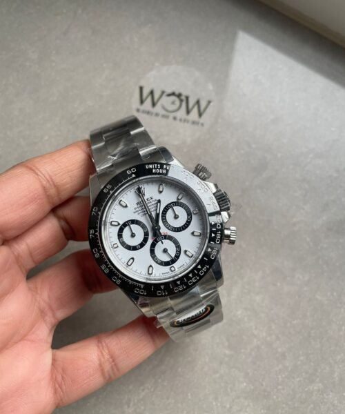daytona 116500ln btf best edition PANDA white dial on 904l ss case and bracelet sa4130 - Image 11