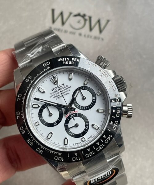 daytona 116500ln btf best edition PANDA white dial on 904l ss case and bracelet sa4130 - Image 6