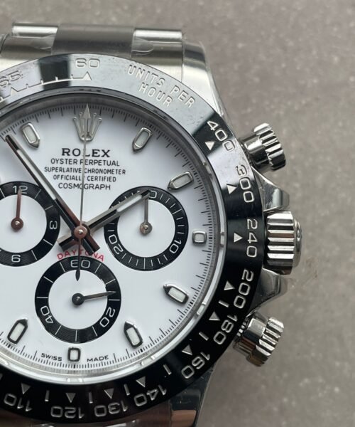 daytona 116500ln btf best edition PANDA white dial on 904l ss case and bracelet sa4130 - Image 7