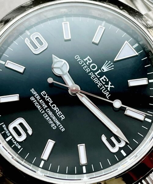 Rolex EXPLORER I 214270 39mm black dial ss strap ARF AR Factory - Image 7