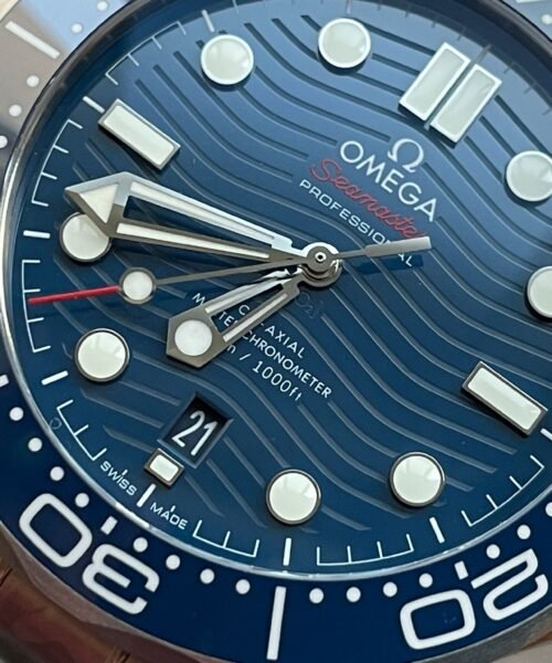 Seamaster Diver 300M VSF V4 1:1 Best Edition Blue Ceramic Blue Dial on SS Bracelet A8800 V4 - Image 9