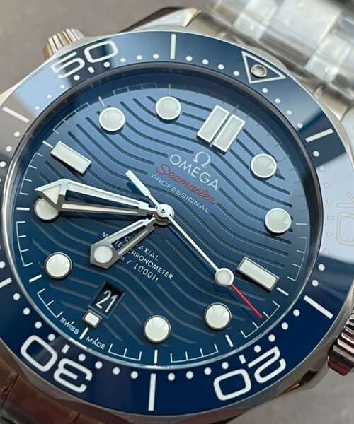 Seamaster Diver 300M VSF V4 1:1 Best Edition Blue Ceramic Blue Dial on SS Bracelet A8800 V4 - Image 3