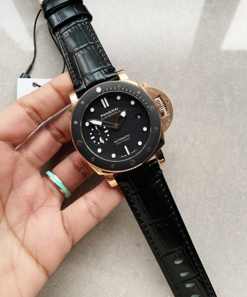PAM974 Luminor Submersible Rose Gold VSF 1:1 Best on Black Rubber Strap AXXXIV - Image 3