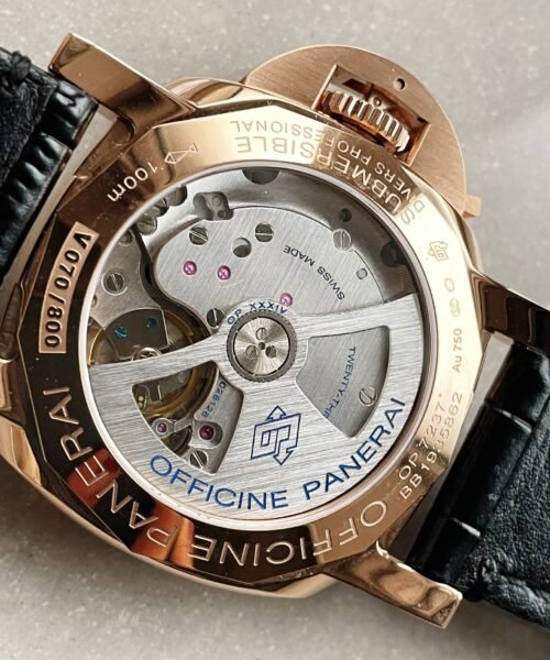 PAM974 Luminor Submersible Rose Gold VSF 1:1 Best on Black Rubber Strap AXXXIV - Image 11