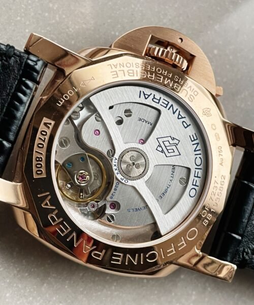 PAM974 Luminor Submersible Rose Gold VSF 1:1 Best on Black Rubber Strap AXXXIV - Image 10