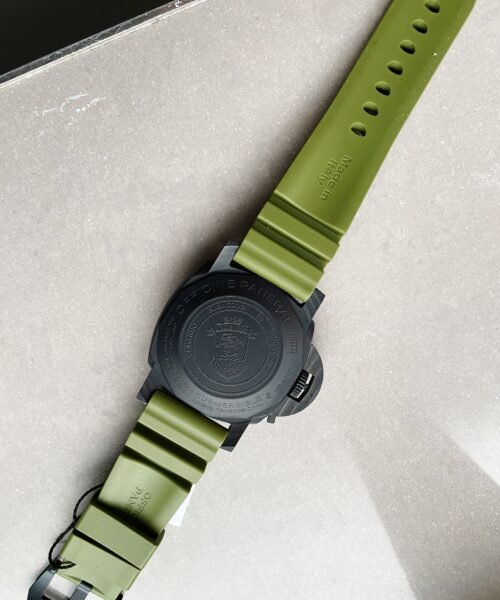 PAM961 Carbotech VSF Best Edition Carbon Dial on Green Rubber Strap P.9010 - Image 13