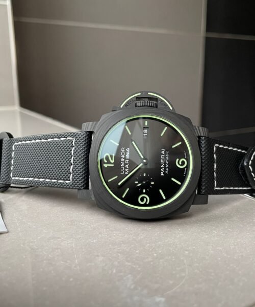 PAM1118 Luminor Marina “Luminous Trilogy” VSF 1:1 Best Edition on Black Sportech Strap P.9010 - Image 9