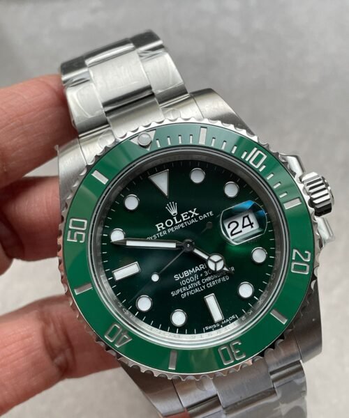 HULK SUBMARINER 116610 LV GREEN CERAMIC 904L STEEL VSF BEST EDITION VS3135 - Image 9