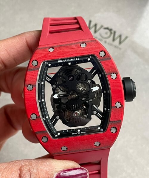 RICHARD MILLE RM052-01 JBF Red Forged Carbon Skeleton Dial Swiss Tourbillon - Image 3