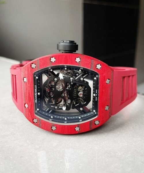 RICHARD MILLE RM052-01 JBF Red Forged Carbon Skeleton Dial Swiss Tourbillon - Image 7