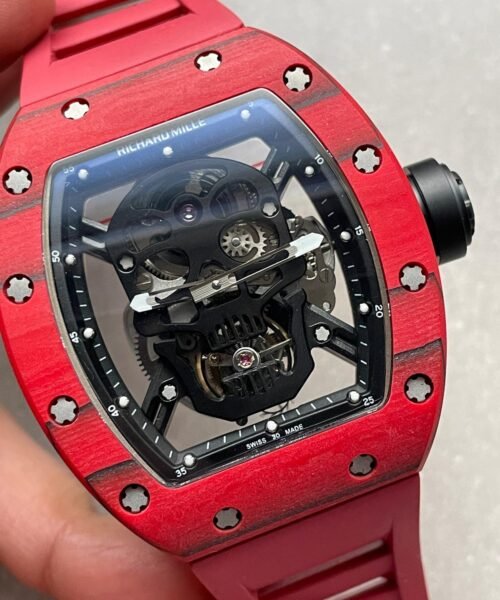 RICHARD MILLE RM052-01 JBF Red Forged Carbon Skeleton Dial Swiss Tourbillon - Image 4