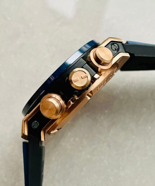 Hublot Big Bang Unico Rose Gold ZF 1:1 Best Blue Skeleton Dial on Rubber Strap A1280 - Image 16