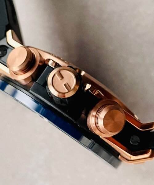 Hublot Big Bang Unico Rose Gold ZF 1:1 Best Blue Skeleton Dial on Rubber Strap A1280 - Image 17