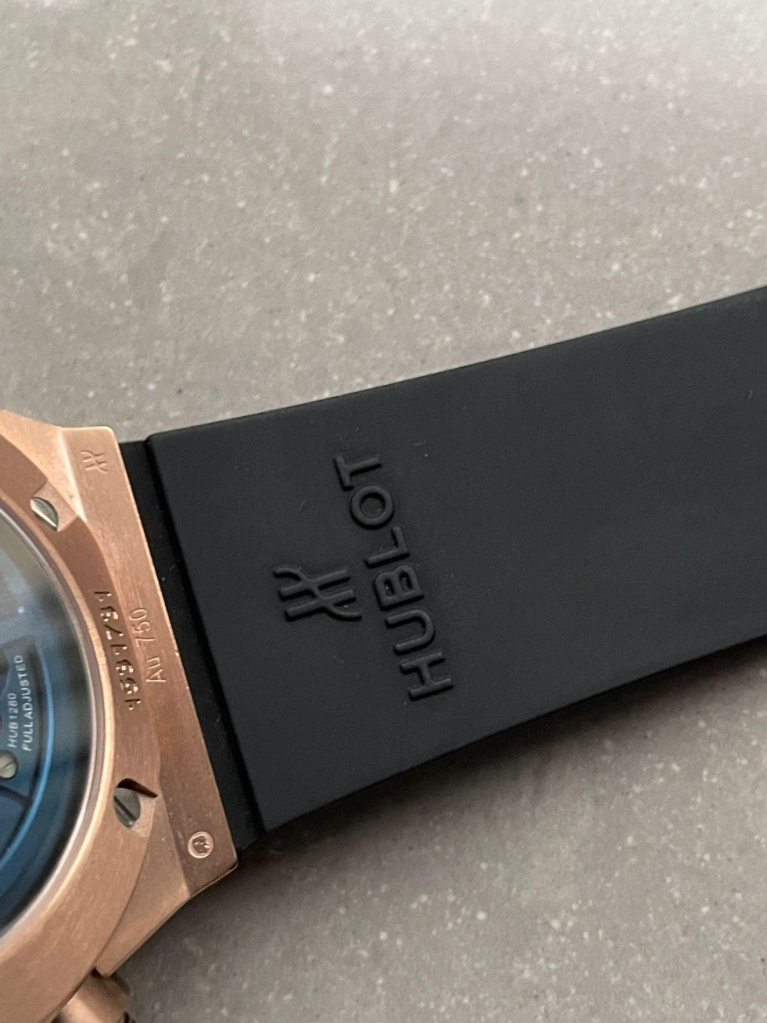 Hublot Big Bang Unico Rose Gold ZF 1:1 Best Blue Skeleton Dial on Rubber Strap A1280 - Image 15
