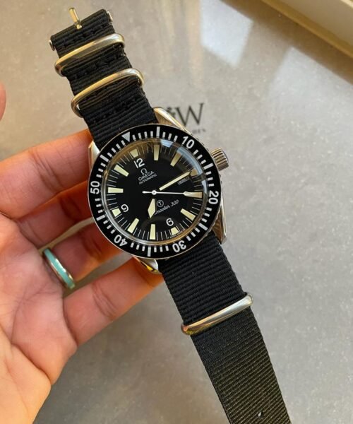 Omega Vintage Seamaster 300 Military Date Automatic Mens Watch - Image 3