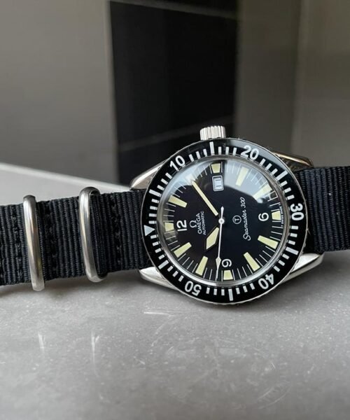 Omega Vintage Seamaster 300 Military Date Automatic Mens Watch - Image 6