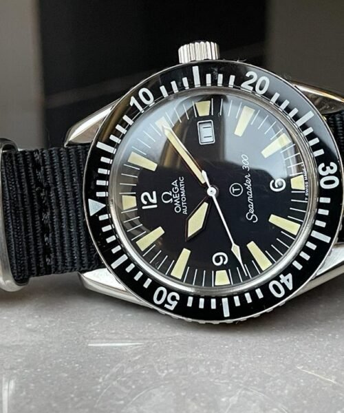 Omega Vintage Seamaster 300 Military Date Automatic Mens Watch - Image 4