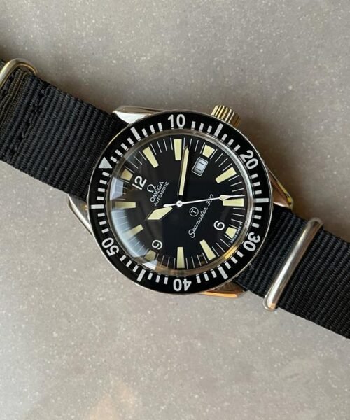 Omega Vintage Seamaster 300 Military Date Automatic Mens Watch - Image 9