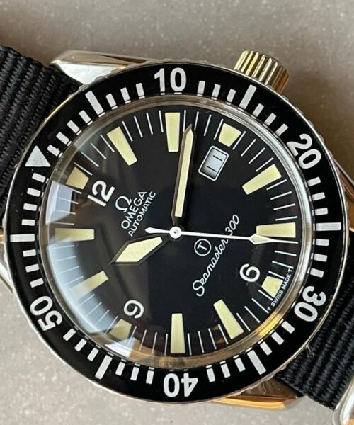 Omega Vintage Seamaster 300 Military Date Automatic Mens Watch - Image 8