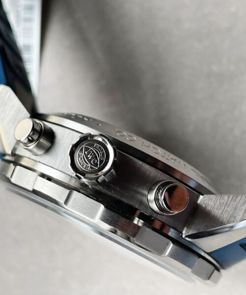 Aquatimer Chronograph IW376806 SS Blue Dial on Rubber Strap V6S A7750 - Image 15