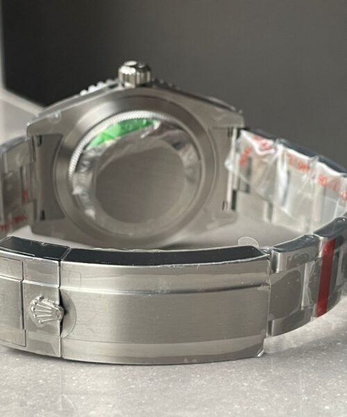 Submariner "Tempus Machine Red Depth 216A" 904L SS Black Dial on SS Oyster Bracelet GMF 3130 - Image 11