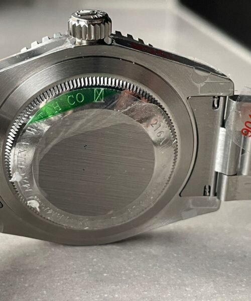 Submariner "Tempus Machine Red Depth 216A" 904L SS Black Dial on SS Oyster Bracelet GMF 3130 - Image 10
